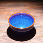 Deepsea Blue Jian Zhan Tenmoku Tea Cup