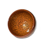 Partridge Jianzhan Tenmoku Oval Tea Cup Red
