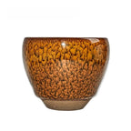 Partridge Jianzhan Tenmoku Oval Tea Cup Red