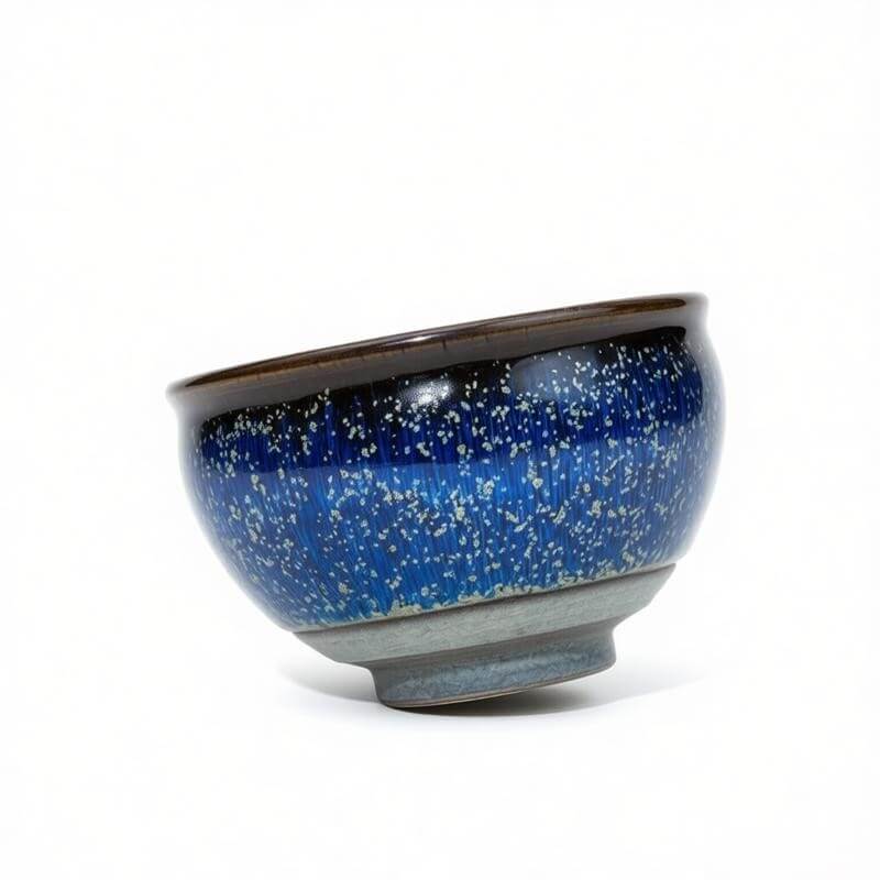 Moonlit Jian Ware Tenmoku Tea Cup