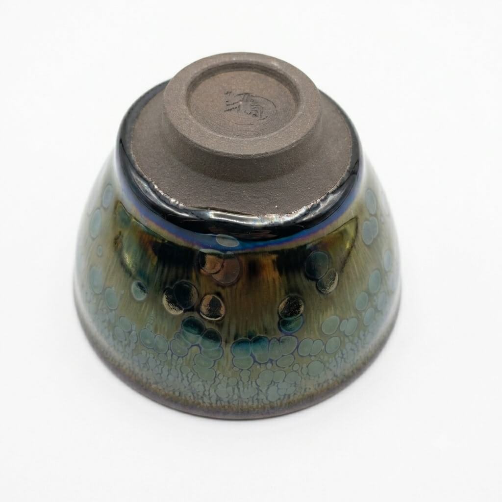 Golden Yohen Tenmoku Tea Cup