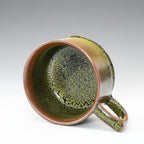 Green Partridge Jian Zhan Tenmoku Coffee Tea Cup and Saucers