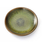 Green Partridge Jian Zhan Tenmoku Coffee Tea Cup and Saucers