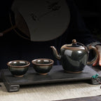 Tenmoku Jian zhan Hare's Fur Beauty Teapot