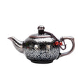 Handmde Tenmoku Jian Zhan Ceramic Kung Fu Teapot