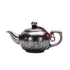 Handmde Tenmoku Jian Zhan Ceramic Kung Fu Teapot