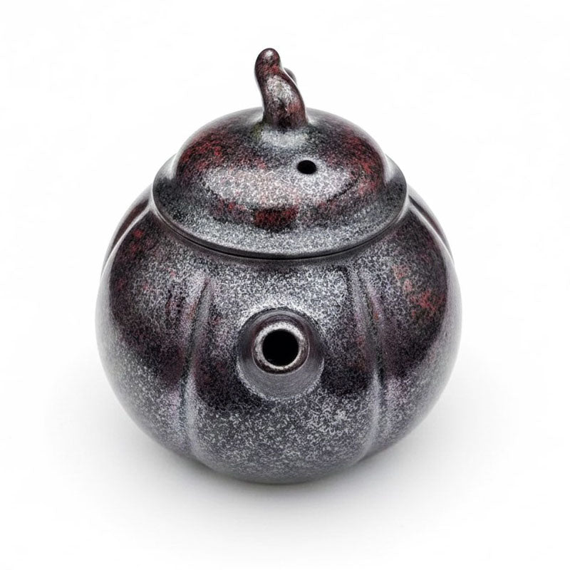 Ceramic Lantern Jian Zhan Tenmoku Glaze Teapot