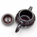 Ceramic Lantern Jian Zhan Tenmoku Glaze Teapot