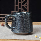 Sky Eyes Tenmoku Jian Zhan Glaze Mug