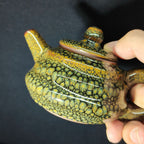 Miniature Essence Partridge Jian Zhan Tenmoku Gongfu Teapot 