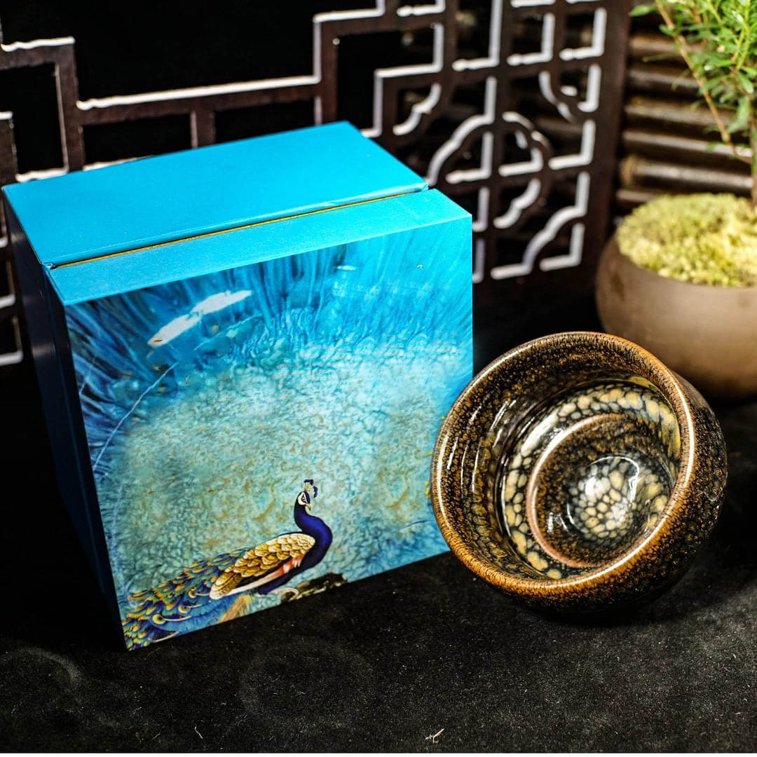 Twisted Partridge Tenmoku Bowl