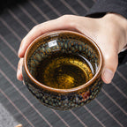Twisted Partridge Tenmoku Bowl