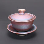 Colourful Jian Zhan Tenmoku Pink Tea Gaiwan