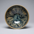 Hand-carved Porcelain Tea Cup - Auspicious Deer in Flight