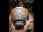 Hand Carved Ceramic Decorative Bowl Village Life