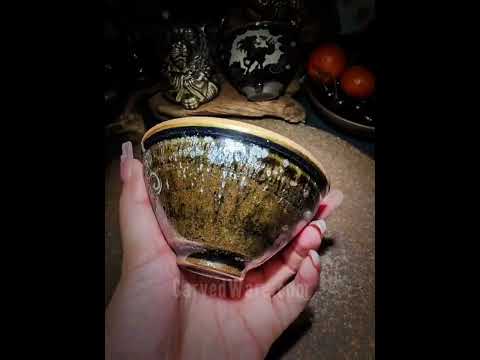 Hand Carved Ceramic Decorative Bowl Dragon Turtle