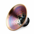 Purple Golden Tenmoku Black Glaze Jian Zhan Oil Spot Bowl