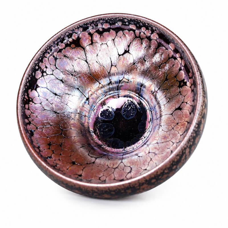 Matcha Tenmoku Oil Spot Bowl