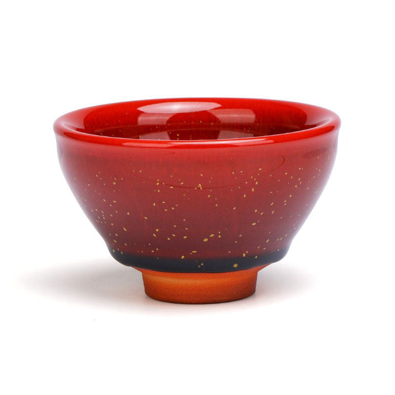 Redstar Night Jianzhan Tenmoku Tea Cup Chawan Bowl