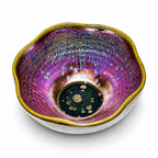 Sunflower Jian Zhan Yohen Tenmoku Tea Cup - Handmade Jianzhan Chawan