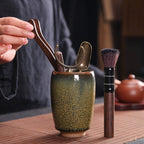 Green Partridge Tenmoku Tumbler Grip Cup