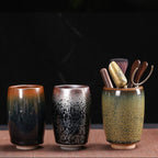 Hare Fur Tenmoku Tumbler Grip Cup