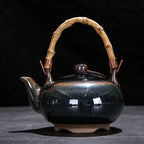 Tenmoku Jian zhan Hare's Fur Tiliang Teapot
