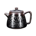 Handmde Tenmoku Jian Zhan Oil Spot Jinlan Teapot