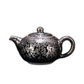 Handmde Tenmoku Jian Zhan Oil Spot Shiround Teapot