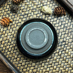 Lotus Kirin Feng Shui Tenmoku Tea Cup Pottery
