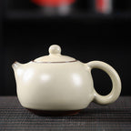 Handmde White Nacre Tenmoku Jian Zhan Gongfu Teapot