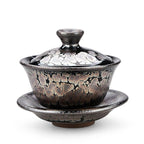 Jian Ware Yuteki Tenmoku Gaiwan With Saucer